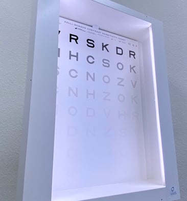 Optic Nerve Damage Foggy Hazy Vision Contrast Test