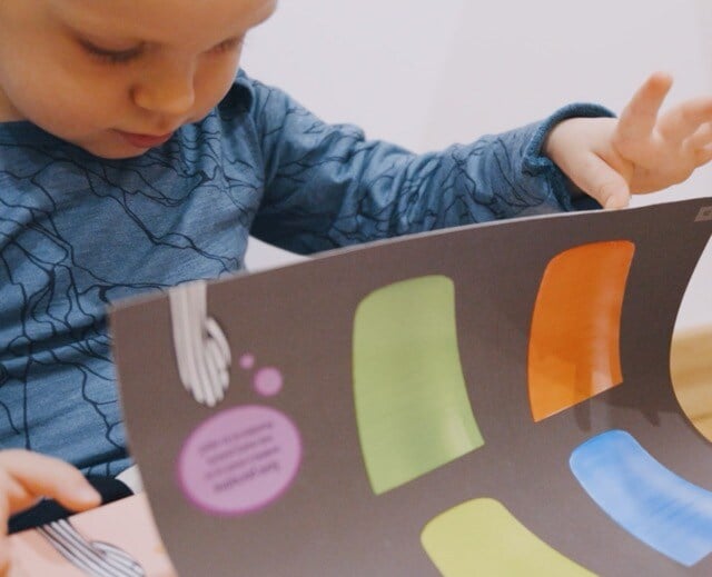 Kristián exploring the Restore Vision Clinic in Berlin, Germany, during his therapy for optic nerve hypoplasia-1