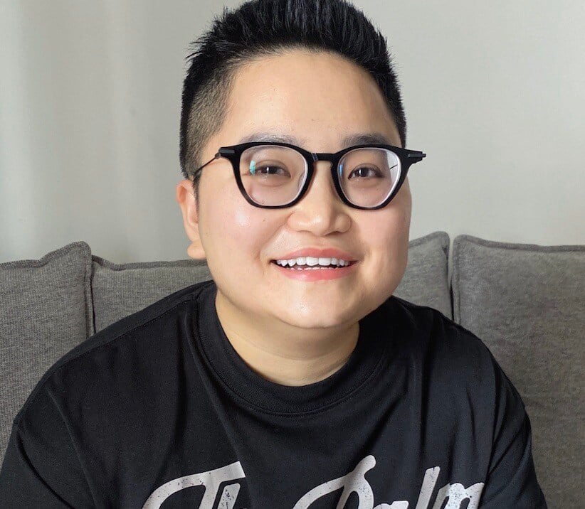 Portrait of Khanh, a 33-year-old from Vietnam, who shares his journey of recovering from secondary glaucoma after complications from refractive surgery